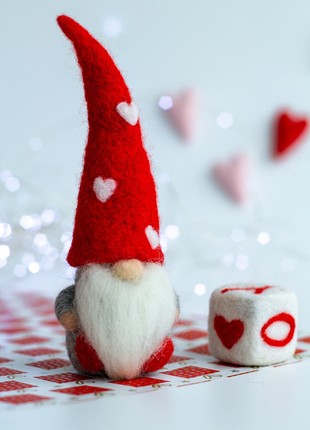 Valentine's Day gift Wool gnome
