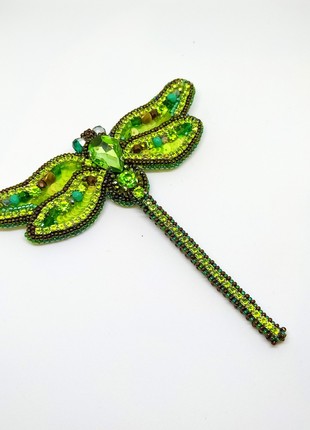 Handmade brooch "the  dragonfly"2 photo