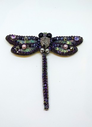 Handmade brooch "the  dragonfly"4 photo
