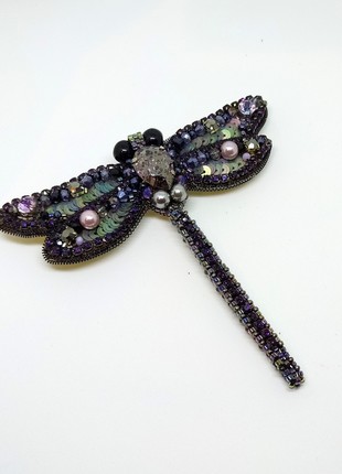 Handmade brooch "the  dragonfly"3 photo