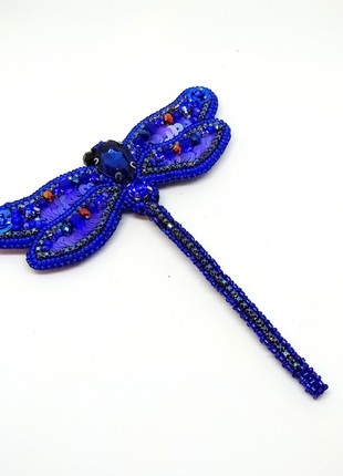 Handmade brooch "the  dragonfly"2 photo