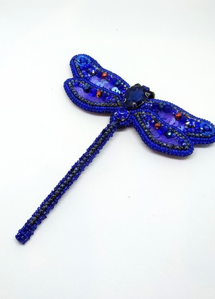 Handmade brooch "the  dragonfly"3 photo