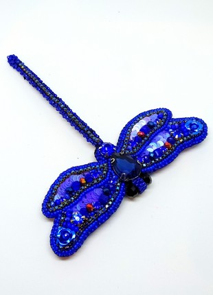Handmade brooch "the  dragonfly"4 photo