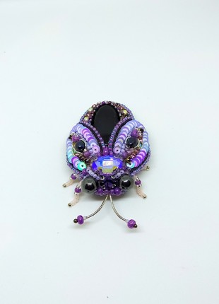 Handmade brooch "ladybug"5 photo