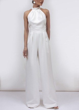 Jumpsuit with open back