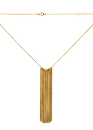 NECKLACE WATERFALL GOLD PLATED STERLING SILVER 925