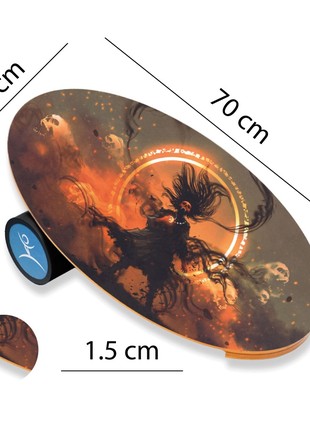Balance board InGwest Lord of Darkness (Balance Board Training System) with anti-slip roller4 photo