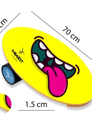 Balance board InGwest Tongue (Balance Board Training System) with anti-slip roller4 photo
