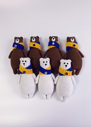 Bear white "Bagel"3 photo