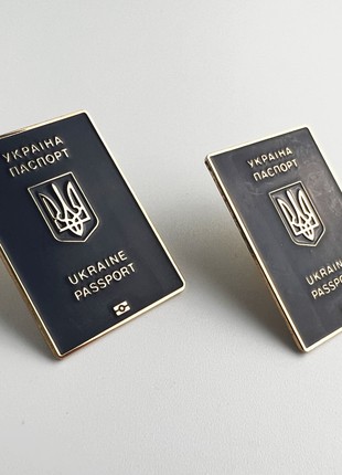 2pcs badge set Ukrainian pasport
