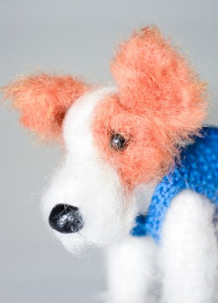 Felted toy "Dog Patron"