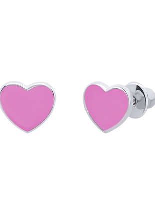 EarringsPink  Heart1 photo