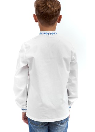 Embroidered blouse for boys 258-19/092 photo