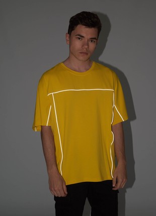 T-shirt Oversized Reflective Yellow Custom Wear