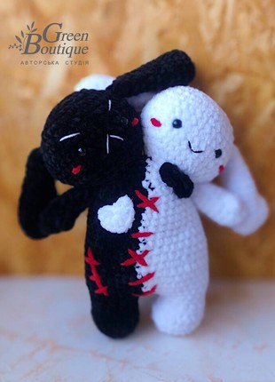plush toy good and evil bunny3 photo