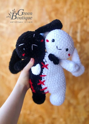 plush toy good and evil bunny5 photo