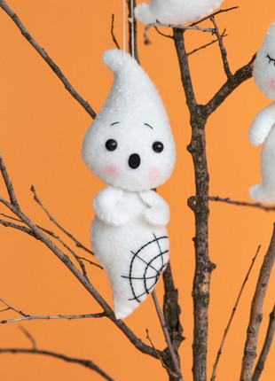 Halloween tree ornaments Ghost Wall hanging Decor Set of 75 photo