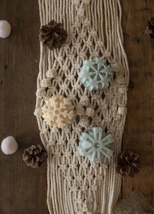 The Christmas snowflakes set - 100% soy wax candles