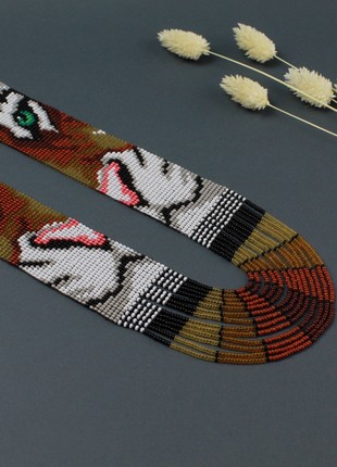 Tiger necklace bead jewelry for women2 photo