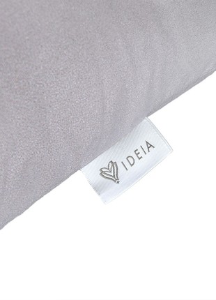 PILLOW DECORATIVE RAIN WITH EMBROIDERY TM IDEIA 50X50 CM ST.GRAY/ENERGY6 photo