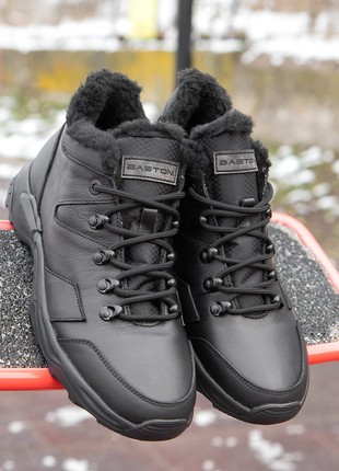 Short sports shoes BasToni 547. Insulated winter sneakers for men.7 photo