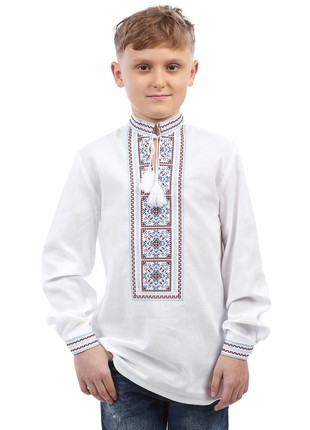 Embroidered shirt for boys 911-18/091 photo