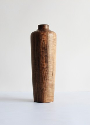 handmade decorative vase, natural rustic wooden vase4 photo