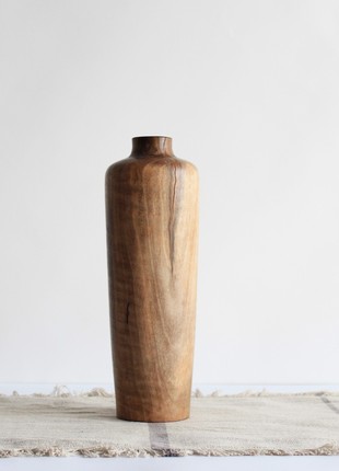 handmade decorative vase, natural rustic wooden vase7 photo