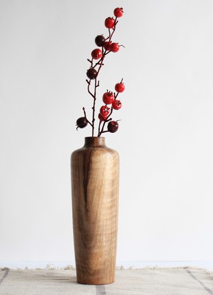 handmade decorative vase, natural rustic wooden vase6 photo