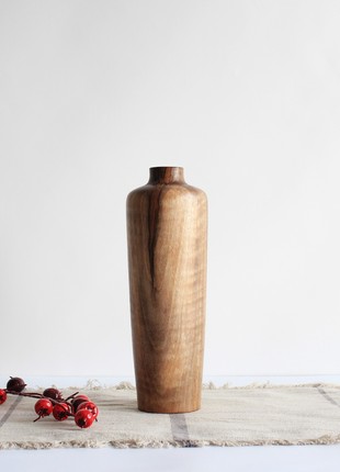handmade decorative vase, natural rustic wooden vase9 photo