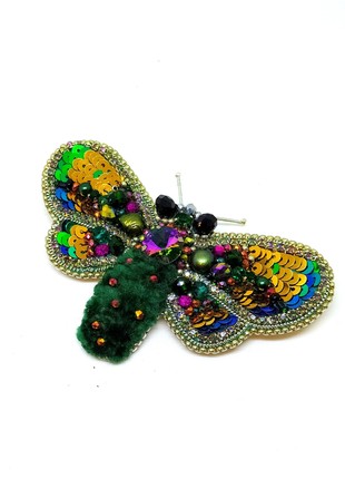 Handmade brooch "the  butterfly"3 photo