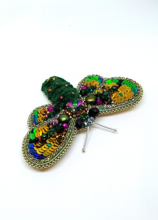 Handmade brooch "the  butterfly"2 photo