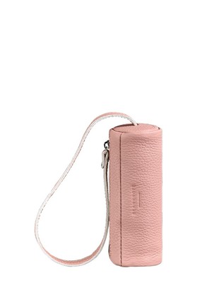 Leather Key Holder 3.0 tube pink (BN-KL-3-barbi)3 photo