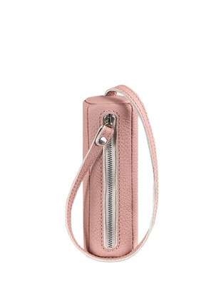 Leather Key Holder 3.0 tube pink (BN-KL-3-barbi)1 photo