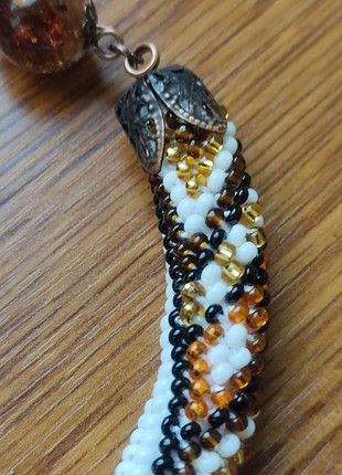 Necklace and bracelet handmade from Czech Preciosa beads6 photo