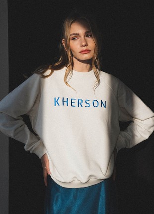 Embroidered sweatshirt 'KHERSON'