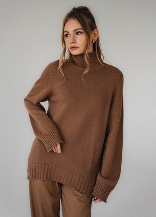 Marta merino wool sweater with cashmere