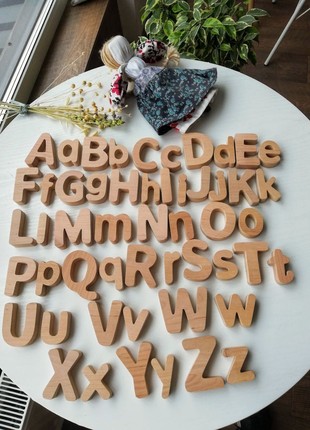 52 wooden magnetic alphabet4 photo