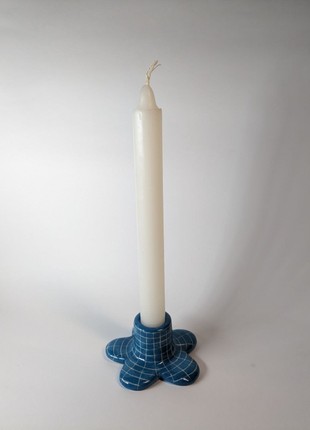 Blue Candle holder2 photo