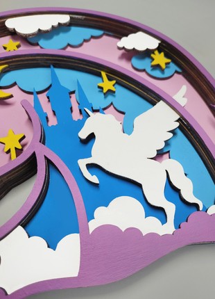 Joyki 3d wooden coloring book creativity kit «Unicorn»10 photo