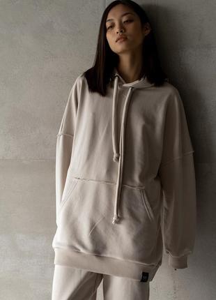 Tracksuit (hoodie, pants) color tapioca3 photo