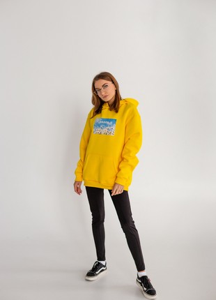 Unisex oversized skinny pants with a bright print3 photo