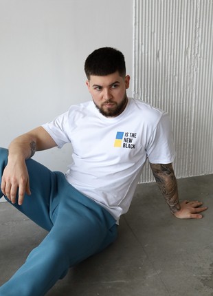 T-Shirt "Is the new black" white color7 photo