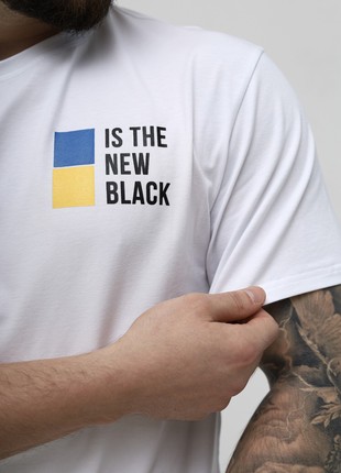 T-Shirt "Is the new black" white color2 photo