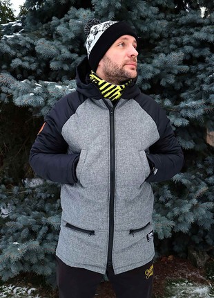 Parka Custom Wear Minimal 2.0 Winter, Grey/Black