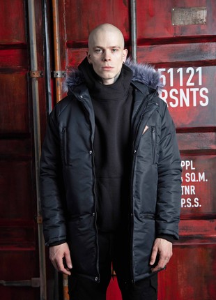 Parka Custom Wear Long, All Black5 photo