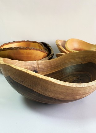 Handmade bowls set of 6, rustic dinnerware6 photo