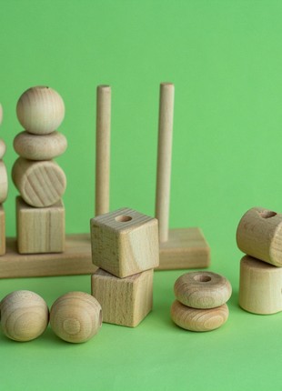 Children's wooden toy Sorter7 photo