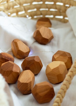 Wooden Balancing Stones, Sorting and Stacking Games8 photo