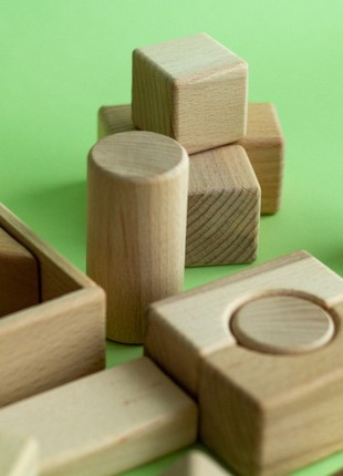 Building Blocks Set Children's wooden constructor6 photo